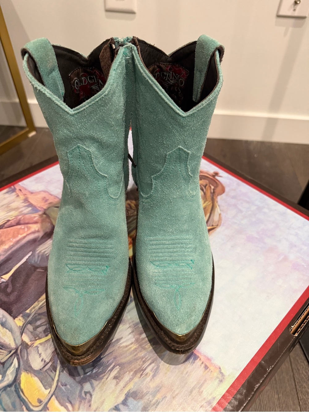 Old Gringo Mint Suede Ankle Boots - Women